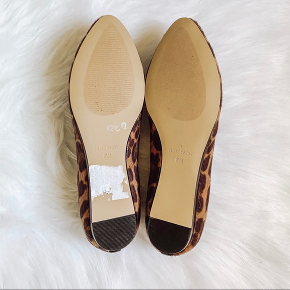 NINE WEST Leopard Print Loafers Shoes Size 6.5 - Picture 4 of 8